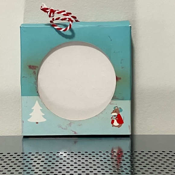 DavidsTea Christmas Tree Ornament Decoration with Skiing Mouse 2016 - Picture 2 of 4